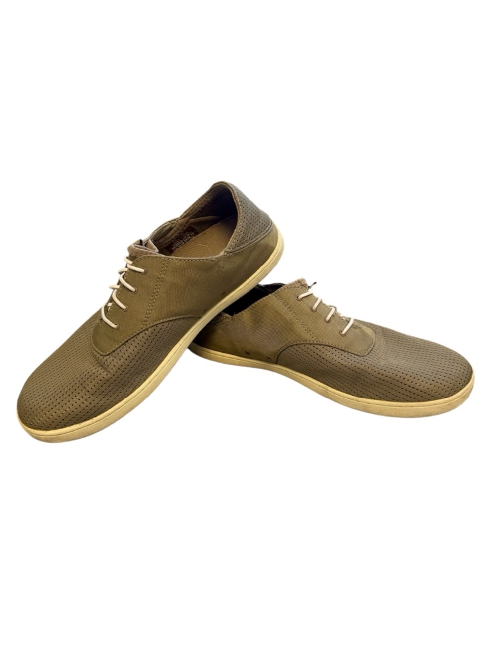 OluKai Nohea Moku Boat Shoes Men’s 10 Tan No Tie Slip On Mesh Casual - Picture 4 of 5